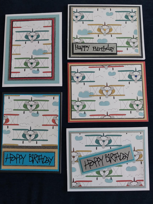 Greeting Cards Handmade Planes