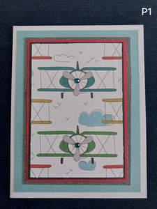 Greeting Cards Handmade Planes