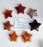 Crystal Stars Carnelian