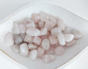 Crystal Rose Quarts Tumble Stones