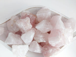 Crystal Rose Quartz Rough Cut