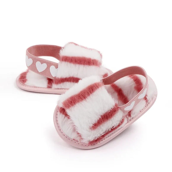 Baby Sandals Pink and White