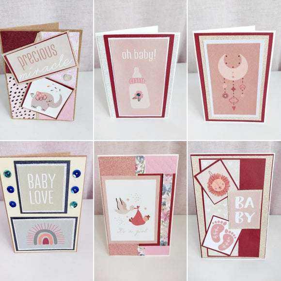 Greeting Card Handmade Boho Baby Collection