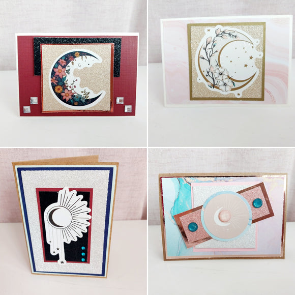 Greeting Card Handmade Moon Collection