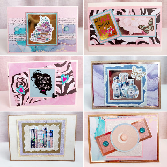 Greeting Card Handmade Feminine Collection