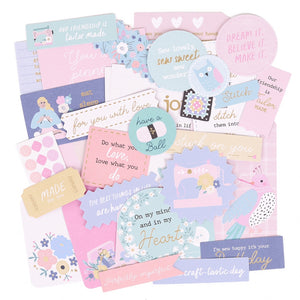 Rosie's Studio Die-cut cardstock sentiments 148 pc 'You Make My Day'