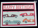 Greeting Cards Handmade Racing Cars