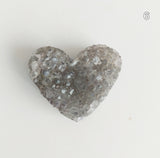 Crystal Druzy Hearts Medium