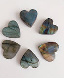 Mini Crystals Labradorite Hearts