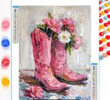 Diamond Art Kit Boots