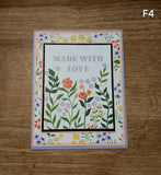 Handmade Greeting Cards Floral Garden