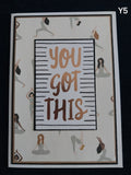 Greeting Cards Handmade Yoga Two