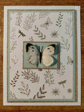 Greeting Cards Handmade Golden Butterfly