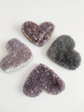 Crystal Druzy Hearts Large