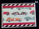 Greeting Cards Handmade Racing Cars
