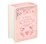 Vase Pink Book - Buy yourself the flowers