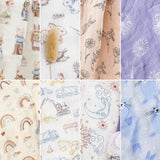 Bamboo Muslin Baby Wraps 120cm x 110cm