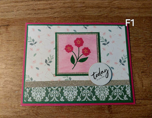 Greeting Cards Handmade Pretty Florals