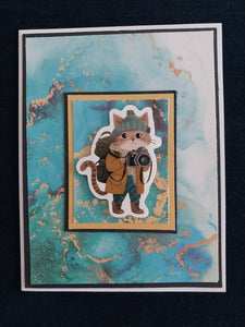 Handmade Greeting Cards Little Creatures Four