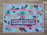 Greeting Cards Handmade spring floral
