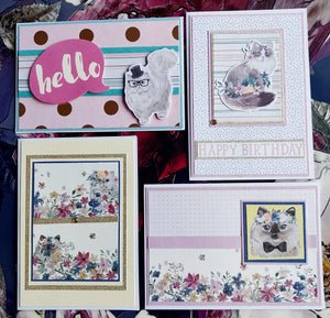 Handmade Greeting Cards Cats