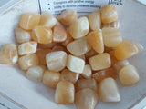 Crystal Orange Calcite Tumbles