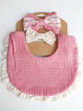 Bibs Lace Headband Set