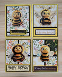Handmade Greeting Cards Bees