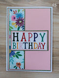 Greeting Cards Handmade spring floral