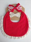 Bibs Lace Headband Set