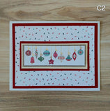 Handmade Greeting Cards Pink Christmas