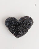 Crystal Druzy Hearts Medium