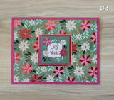 Handmade Greeting Cards Christmas Floral