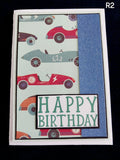 Greeting Cards Handmade Racing Cars