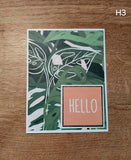 Handmade Greeting Cards Houseplant