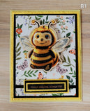 Handmade Greeting Cards Bees