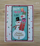Handmade Greeting Cards Pink Christmas