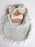 Bibs Lace Headband Set