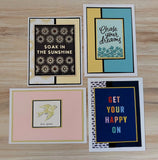 Handmade Greeting Cards Bright Statements