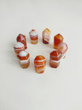 Crystal Red Agate Mini Points