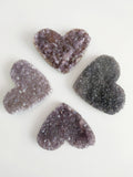 Crystal Druzy Hearts Large