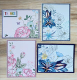 Handmade Greeting Cards Watercolour Floral