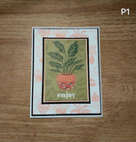 Handmade Greeting Cards Houseplant