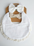 Bibs Lace Headband Set