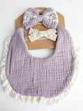 Bibs Lace Headband Set