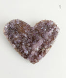 Crystal Druzy Hearts Large