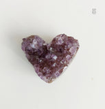 Crystal Druzy Hearts Medium