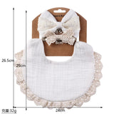 Bibs Lace Headband Set