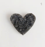Crystal Druzy Hearts Medium