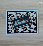 Handmade Greeting Cards Cow Girl